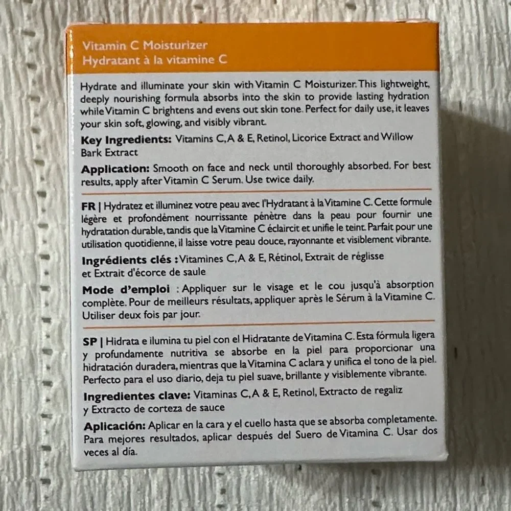 Beauty Solutions Retinol + Vitamin C AM & PM Face Neck Moisturizer